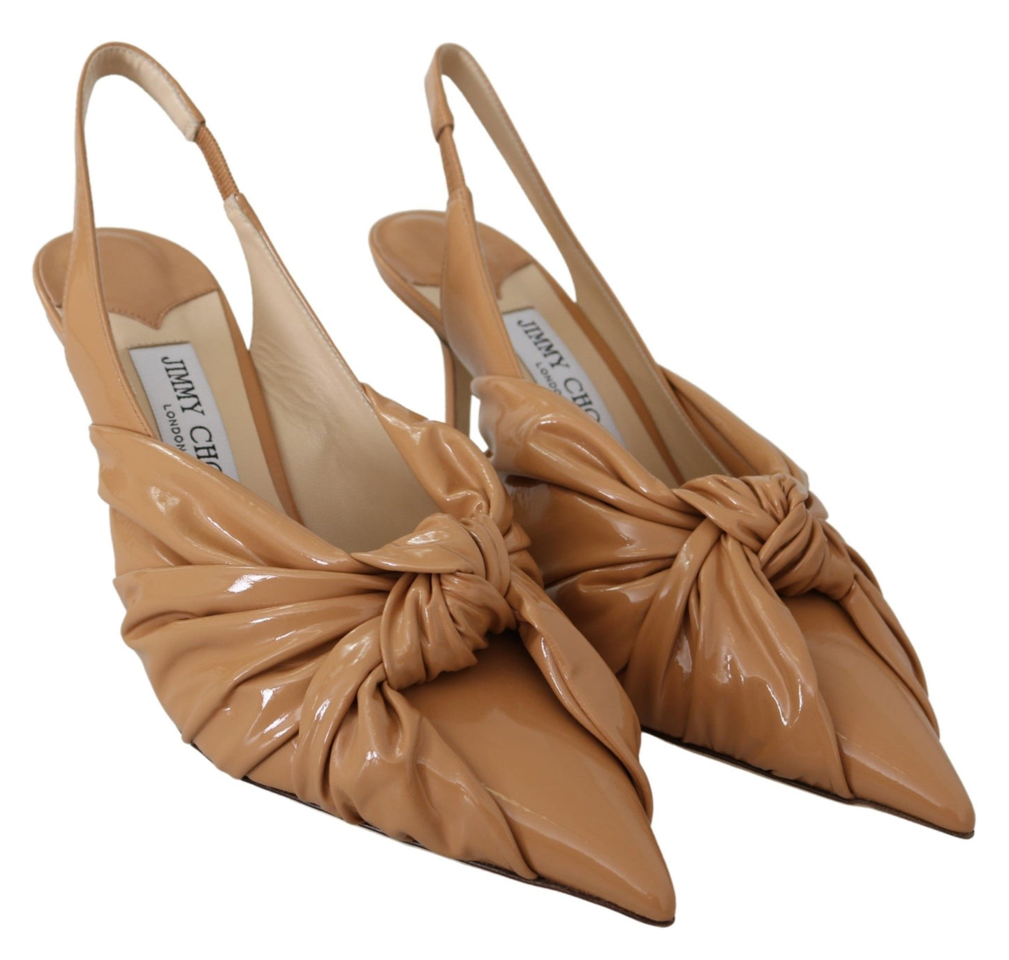 Jimmy Choo Elegant Pointed Toe Leather Pumps - Walk-In Closet