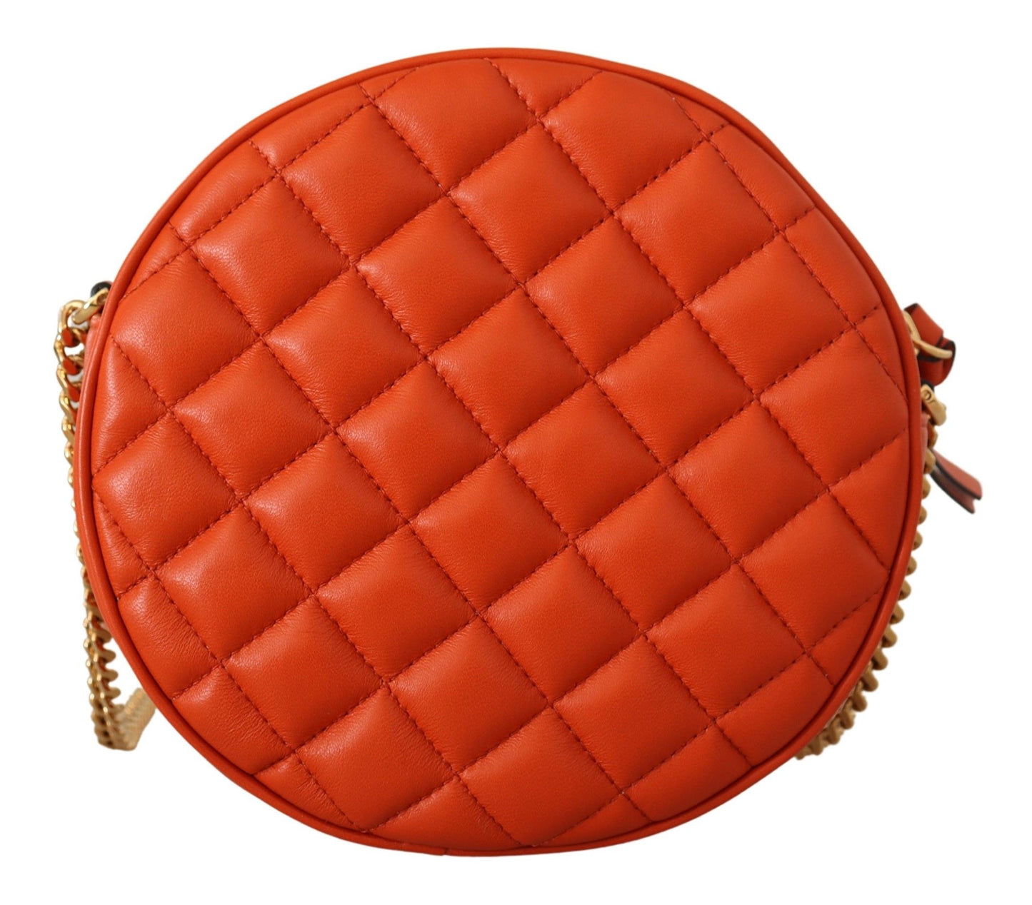 Versace Elegant Round Nappa Leather Crossbody Bag - Walk-In Closet