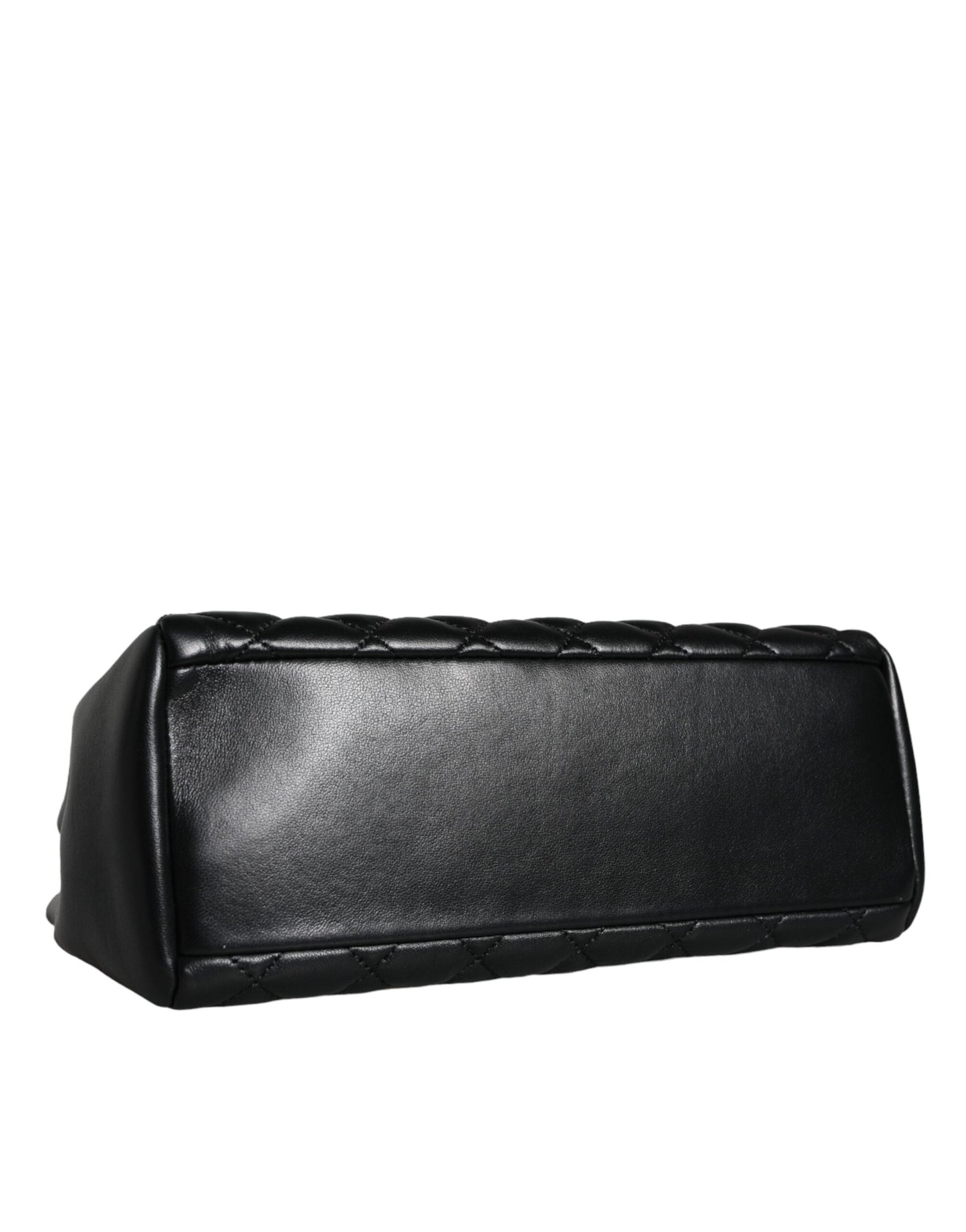 Versace Black Quilted Nappa Leather Shoulder Chain Strap Bag - Walk-In Closet