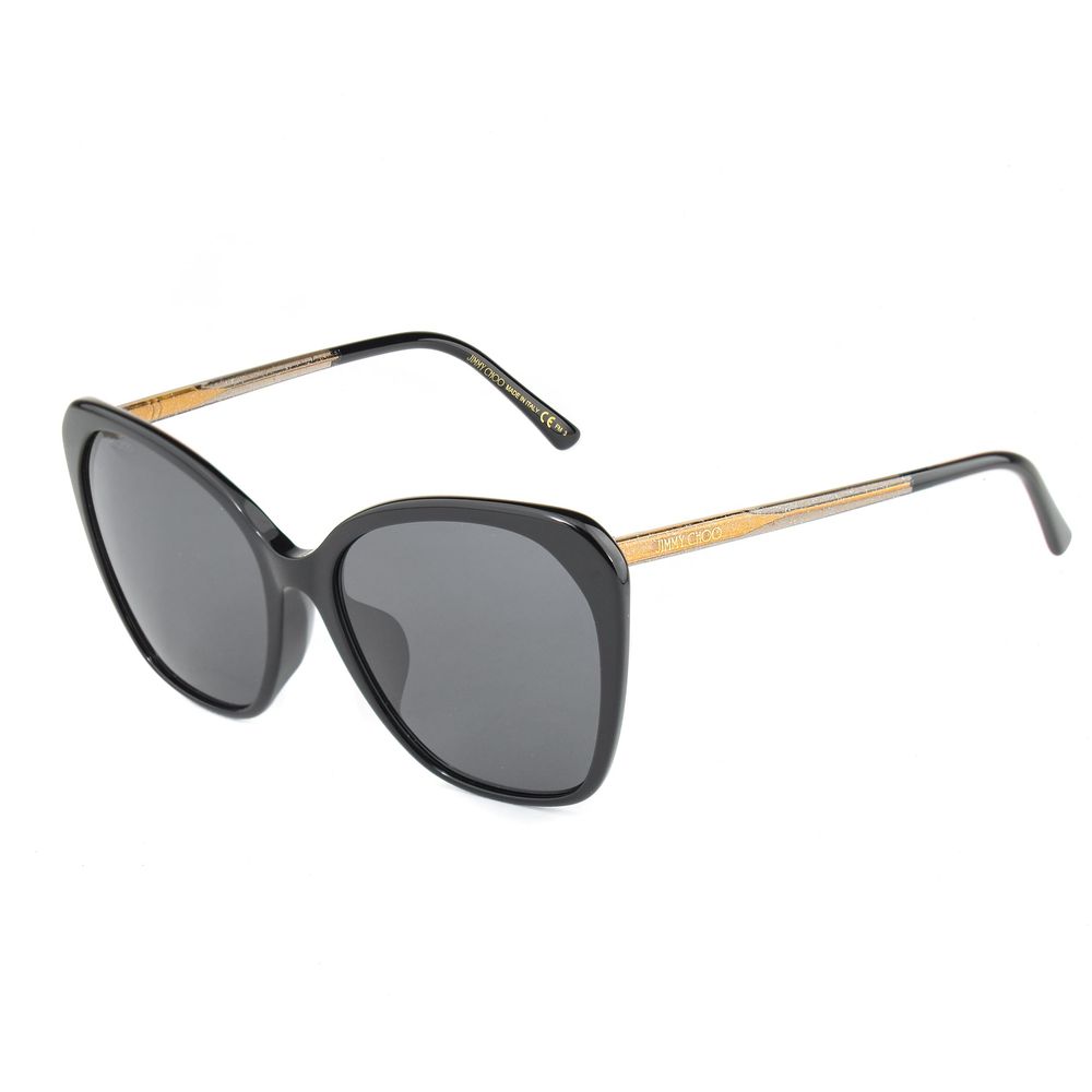 Jimmy Choo Black Metal Sunglasses - Walk-In Closet