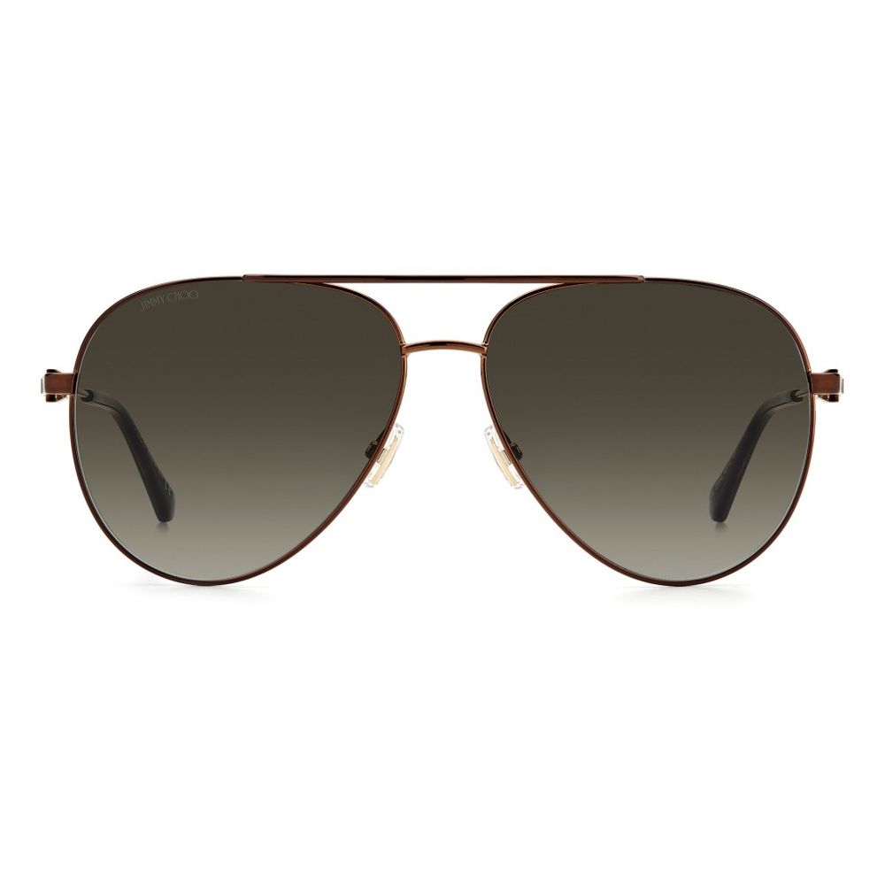 Jimmy Choo Brown Metal Sunglasses - Walk-In Closet