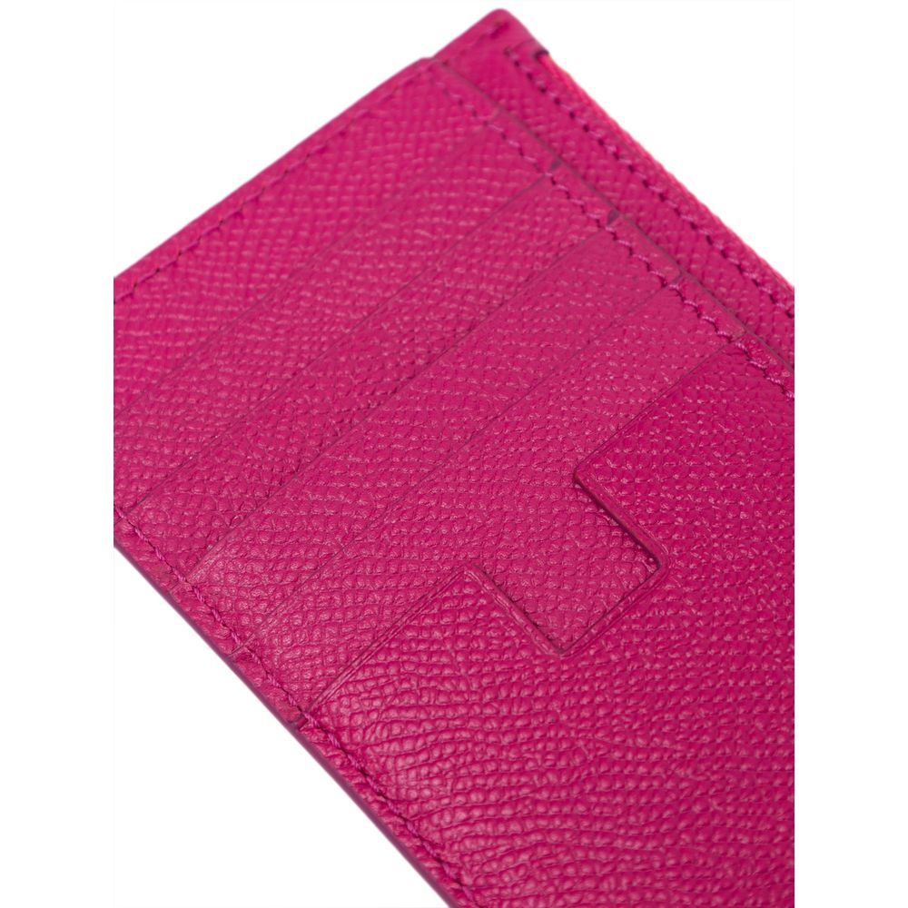Tom Ford Fuchsia Leather Cardholder - Walk-In Closet