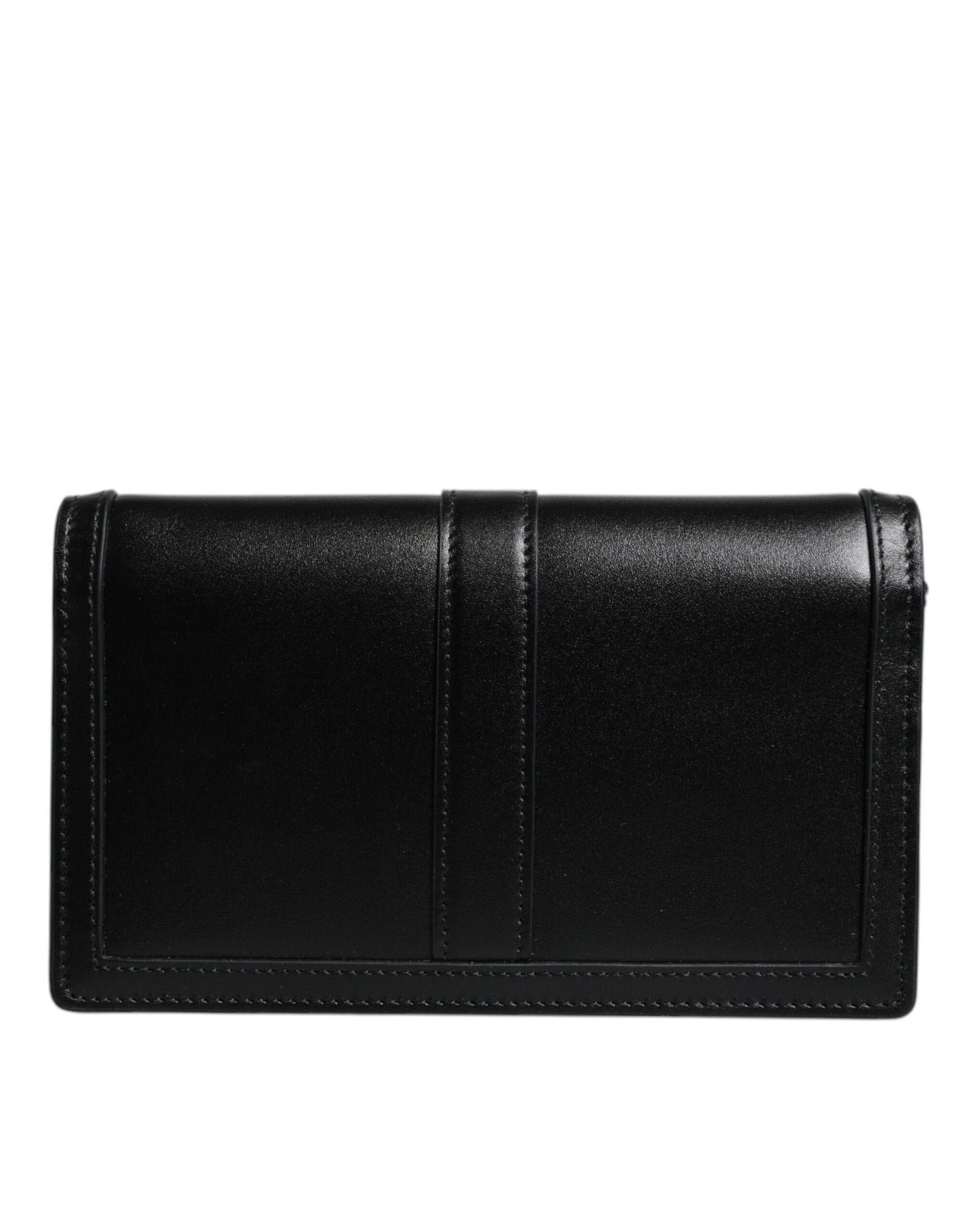 Versace Black Calfskin Leather Chain Strap Shoulder Crossbody Bag - Walk-In Closet