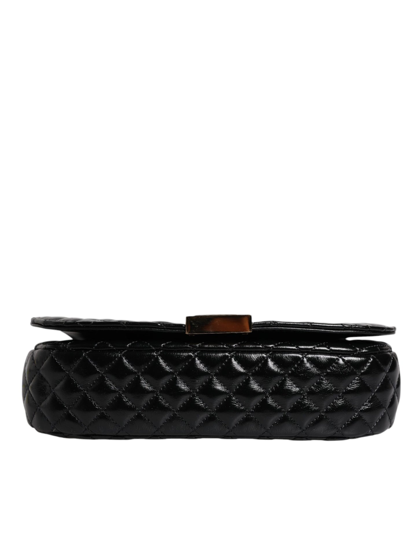 Versace Black Calf Leather Quilted Shoulder Strap Bag - Walk-In Closet
