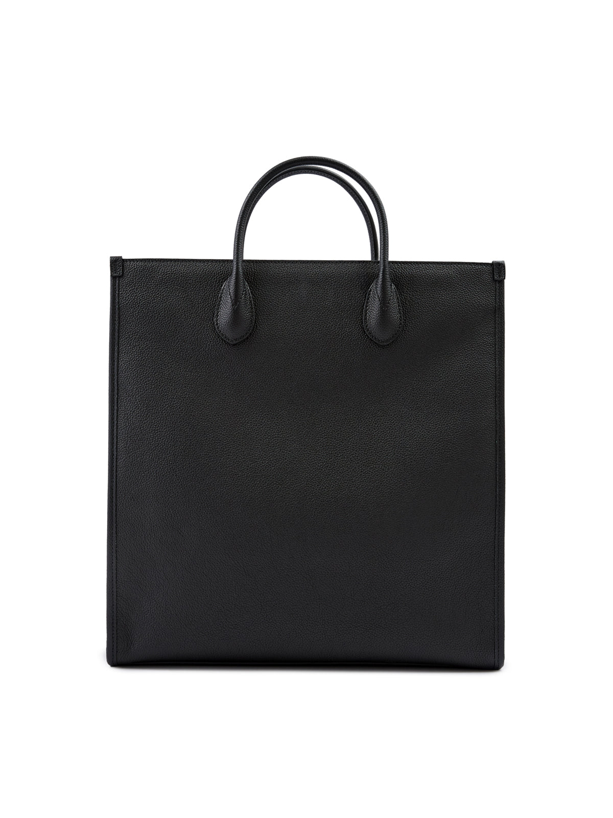 Gucci Black Leather Logo Medium Tote Bag - Walk-In Closet