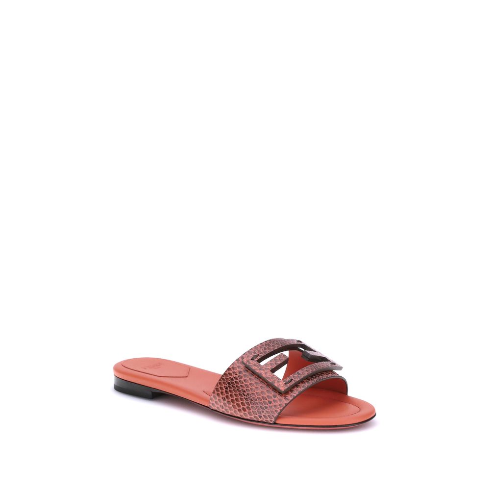 Fendi Python print Sandals - Walk-In Closet