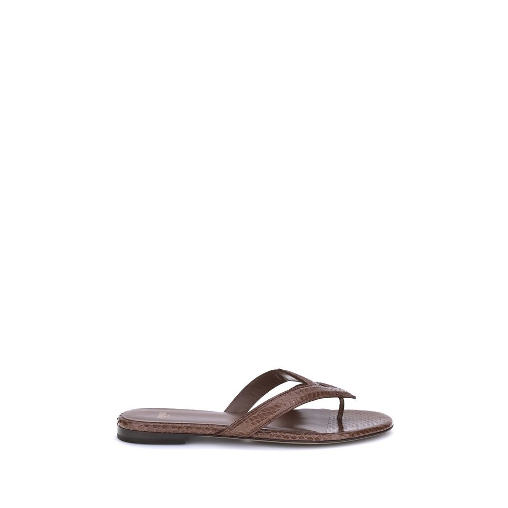 Fendi Infradito Ayers Sandals - Walk-In Closet