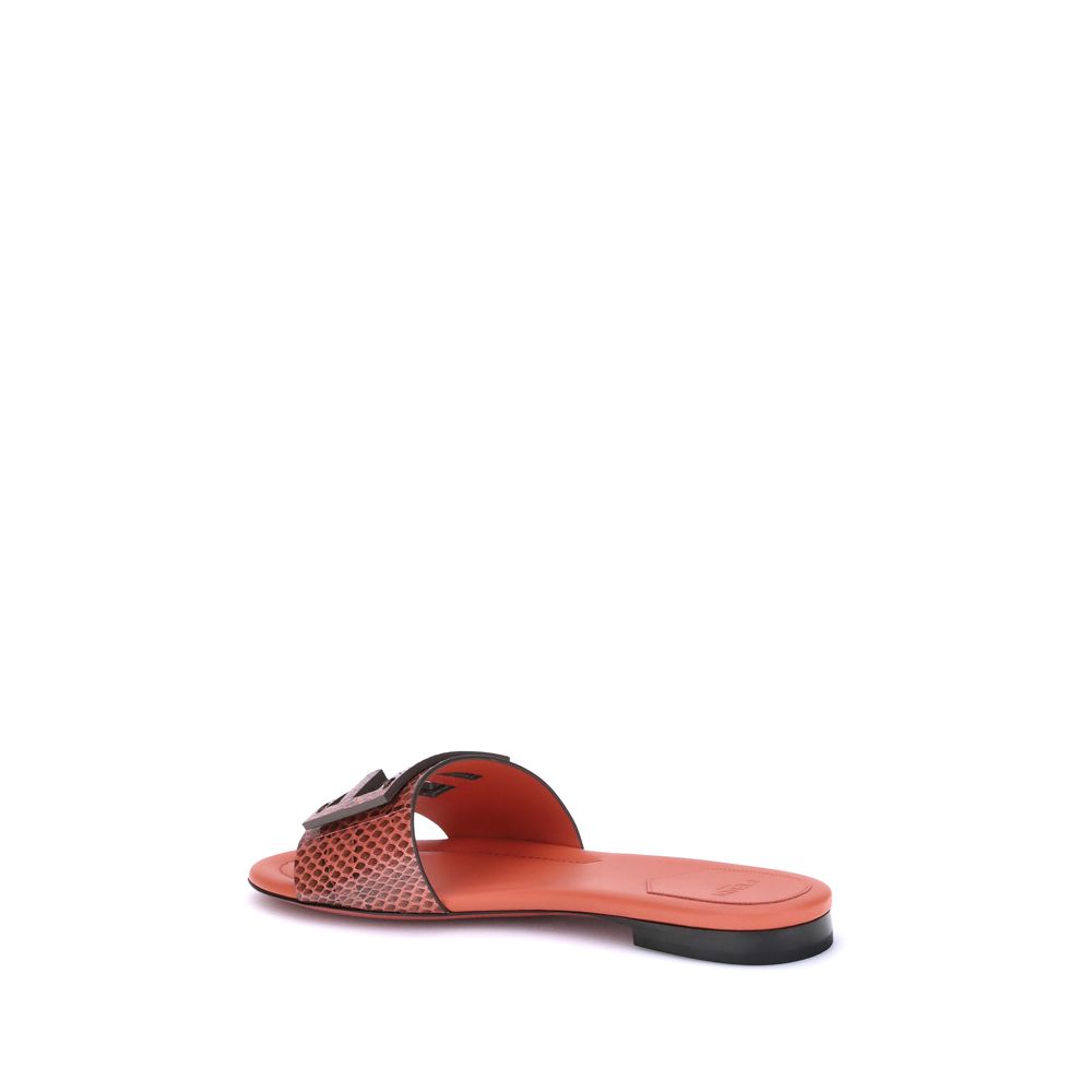 Fendi Python print Sandals - Walk-In Closet