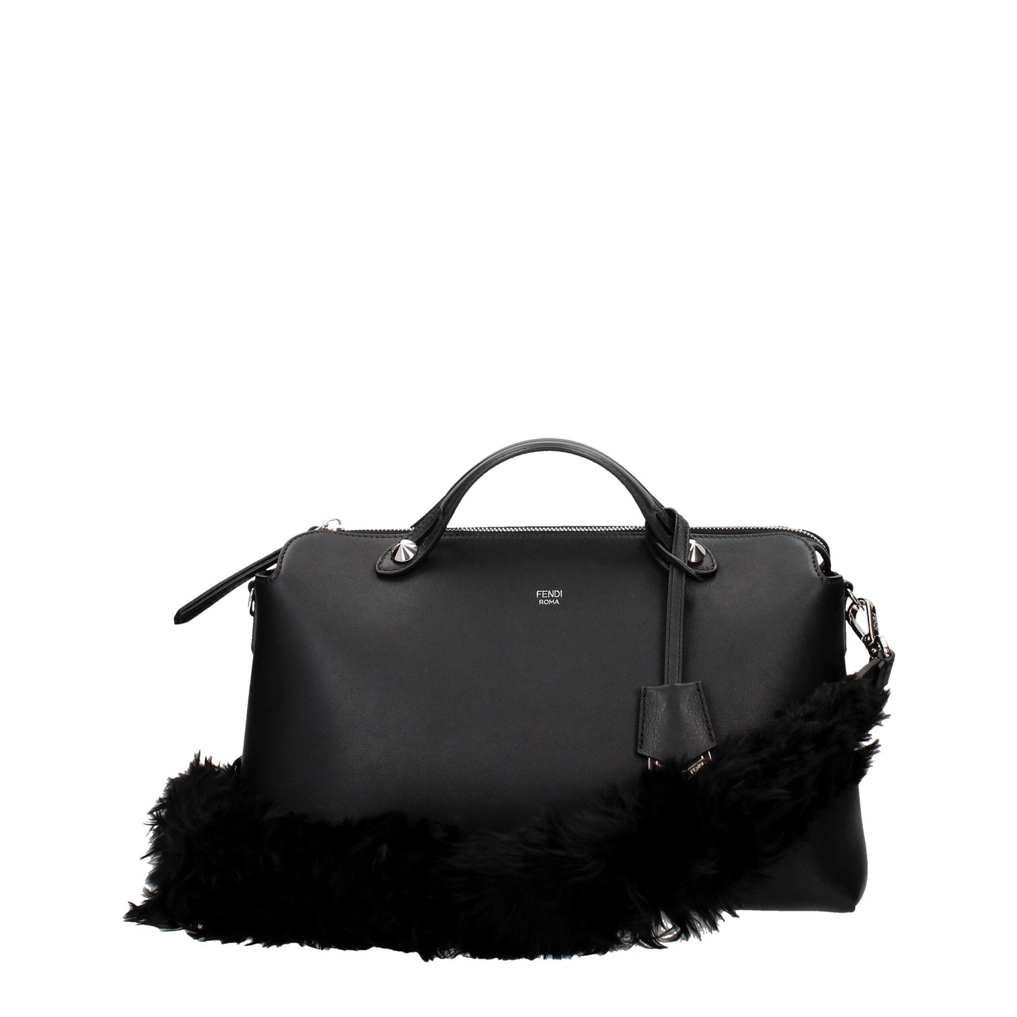 Fendi Black Leather Shoulder Bags - Walk-In Closet