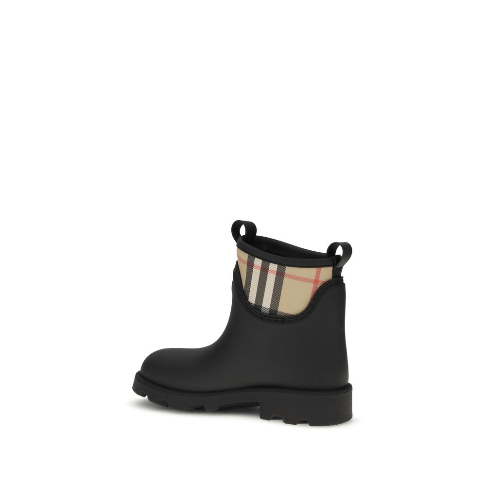 Burberry Marsh Stamp rubber Ankle Boots - Walk-In Closet