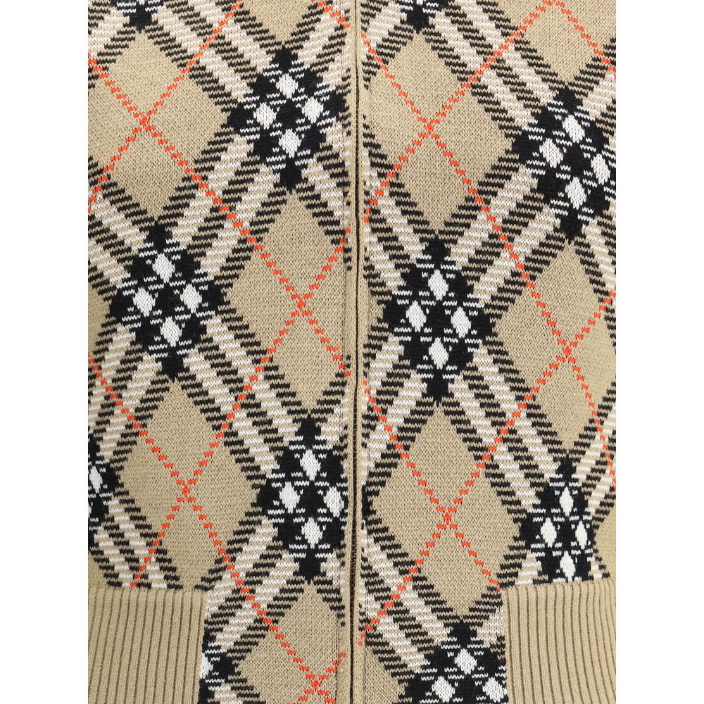 Burberry Check Cardigan - Walk-In Closet