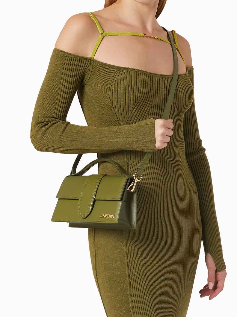 Jacquemus Le Grand Bambino Khaki Bag - Walk-In Closet