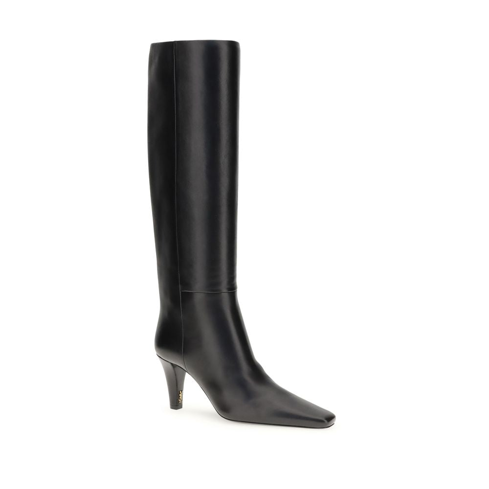 Saint Laurent High leather Boots - Walk-In Closet