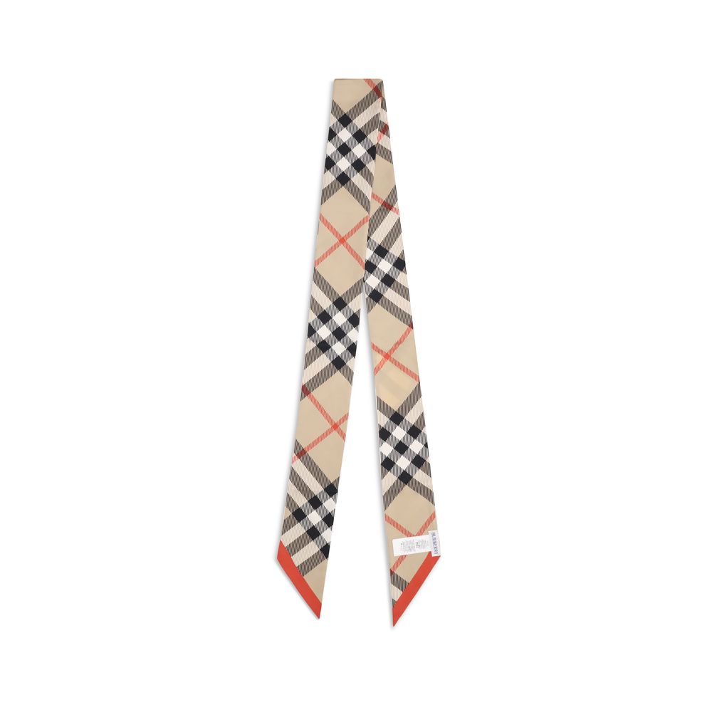 Burberry Silk Check Scarf - Walk-In Closet