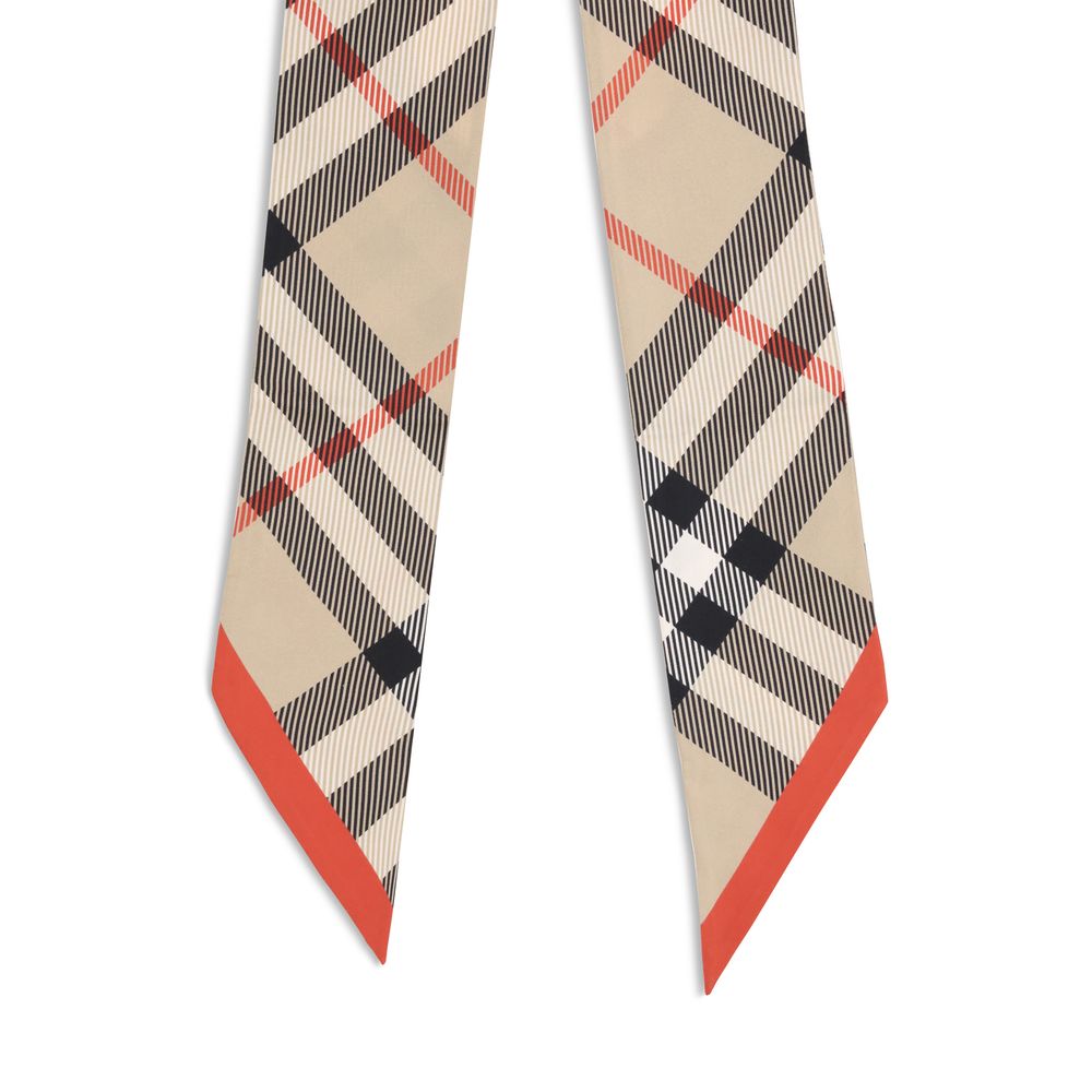 Burberry Silk Check Scarf - Walk-In Closet