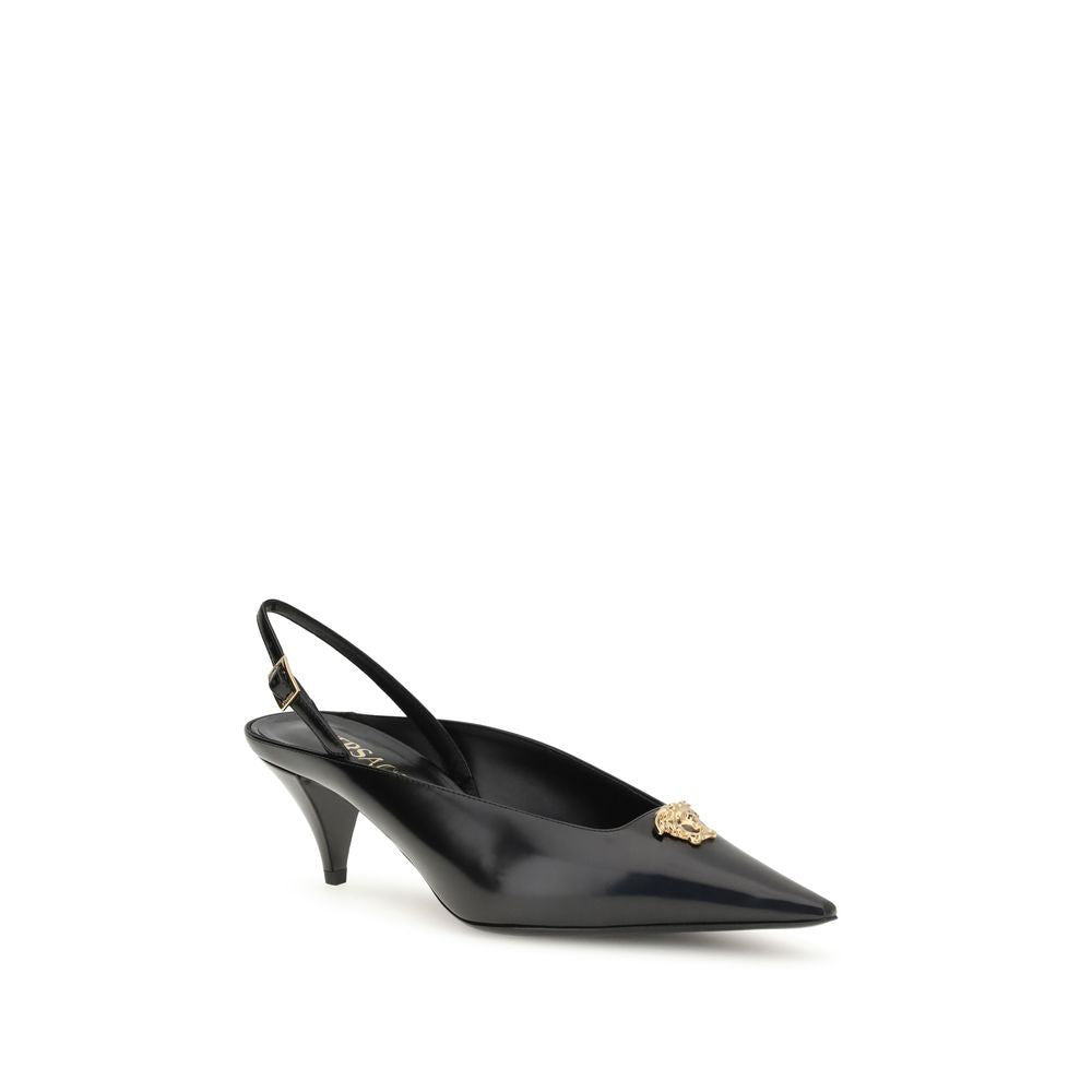 Versace La Medusa slingback Pumps - Walk-In Closet