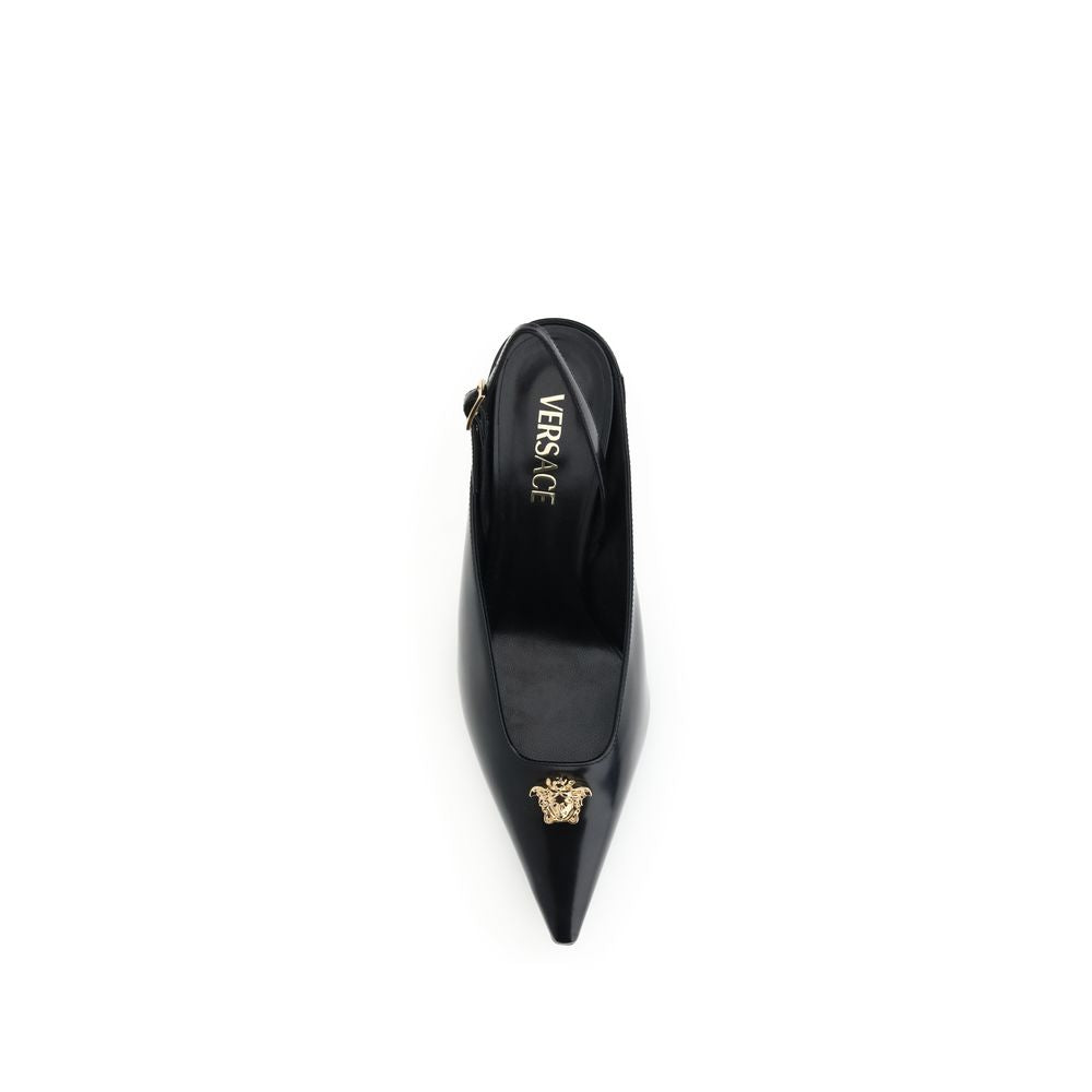 Versace La Medusa slingback Pumps - Walk-In Closet