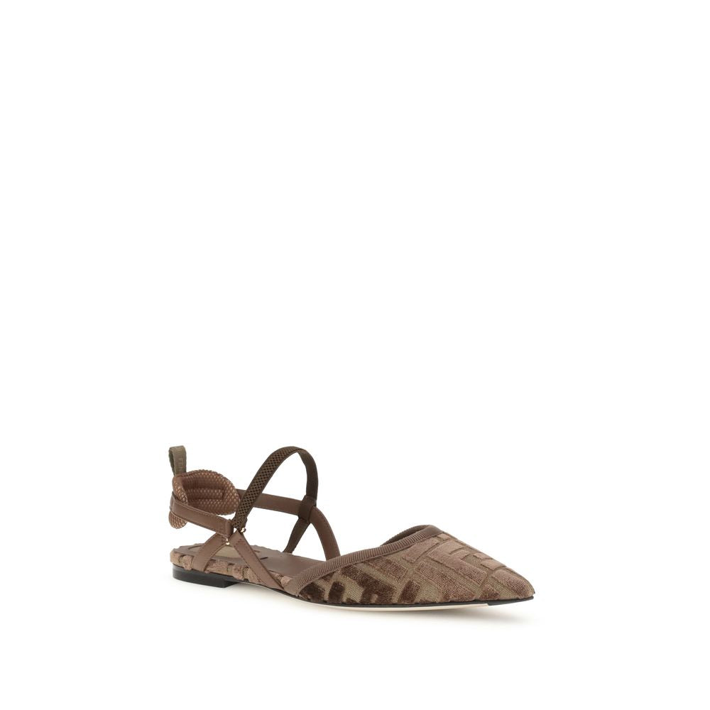 Fendi Colibrì Lite slingback Ballerinas - Walk-In Closet