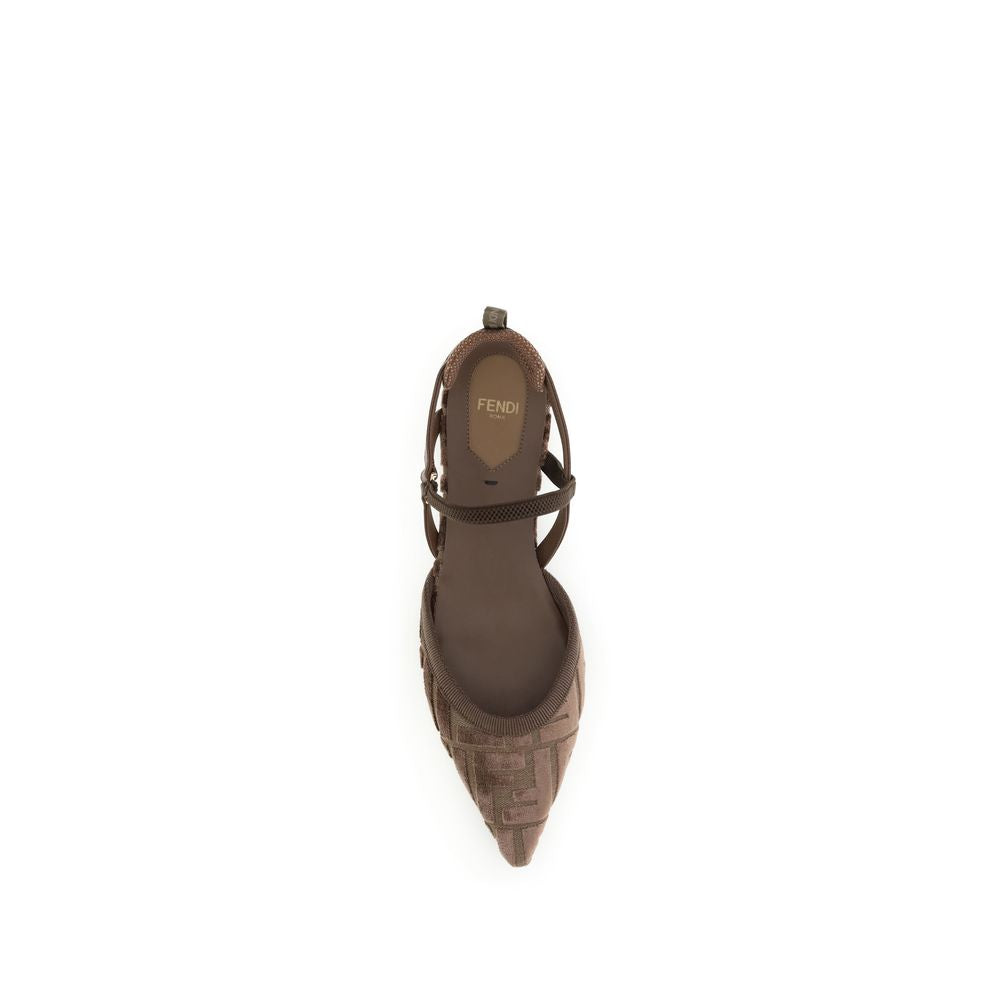 Fendi Colibrì Lite slingback Ballerinas - Walk-In Closet