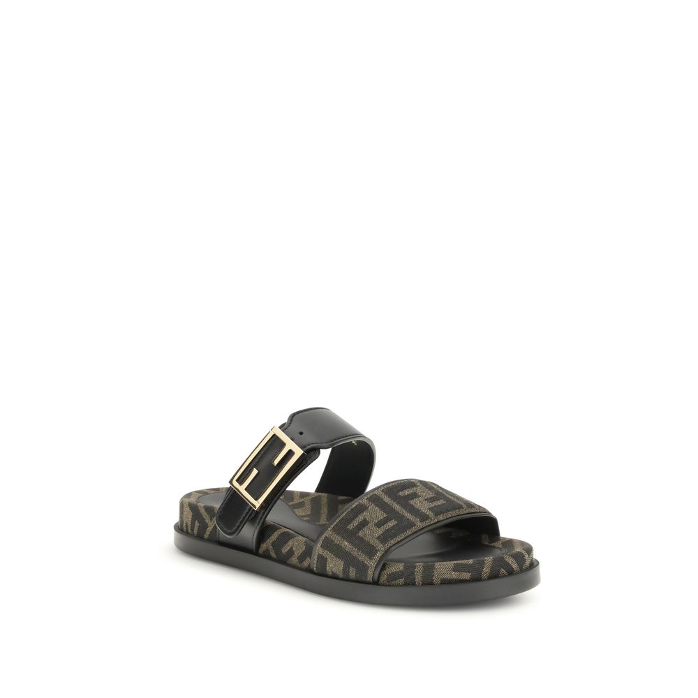 Fendi FF fabric sandal - Walk-In Closet