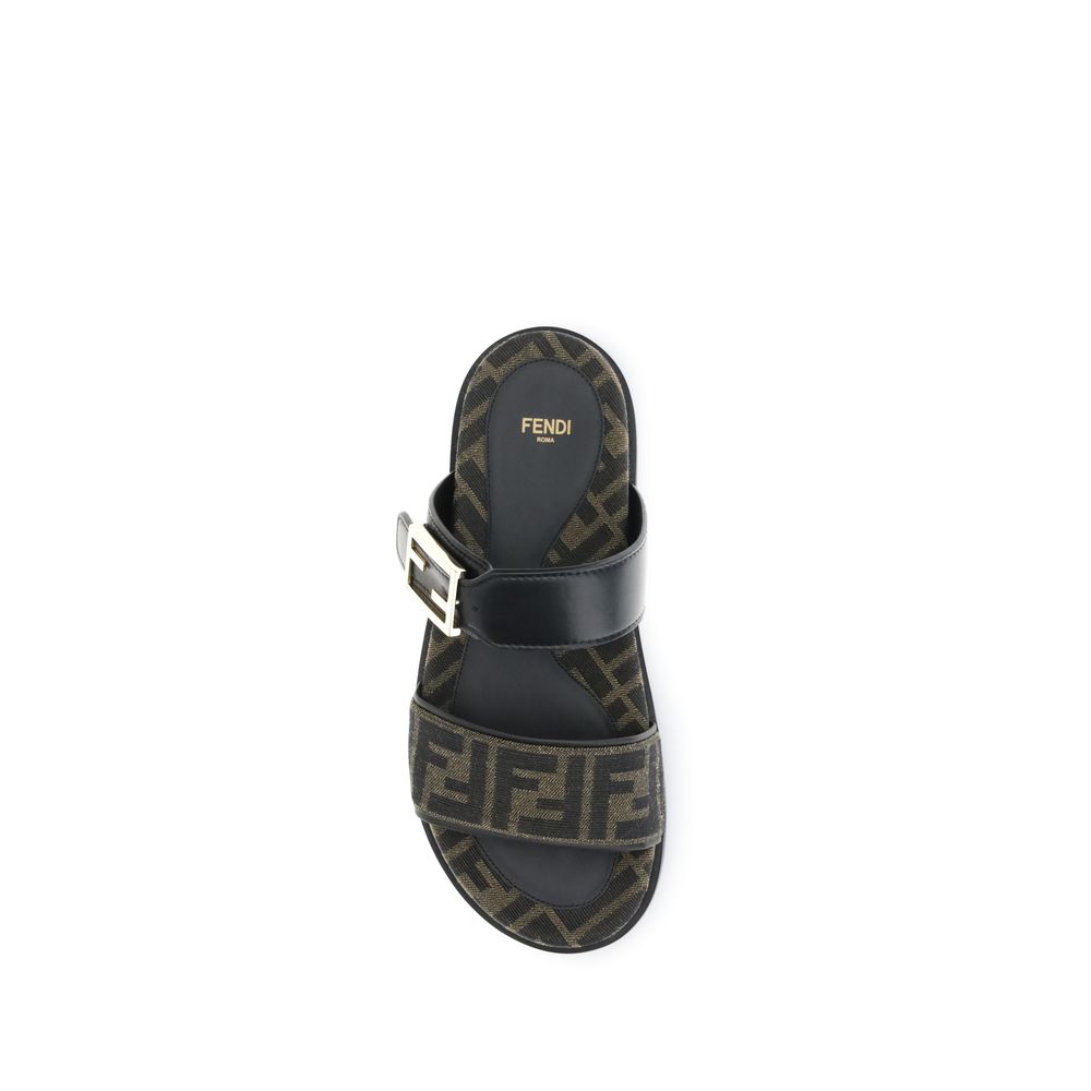 Fendi FF fabric sandal - Walk-In Closet