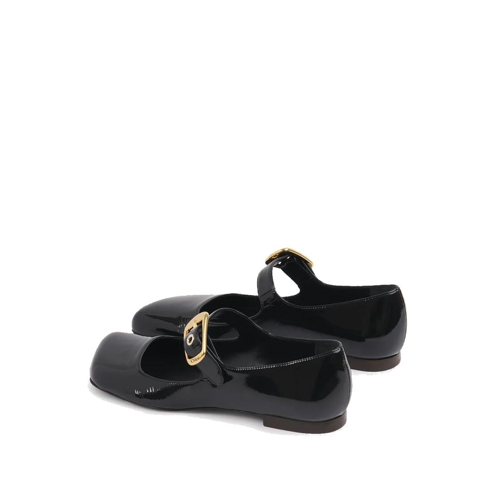 Chloé Chloè Mary-Jane Polly Ballerina Flats - Walk-In Closet
