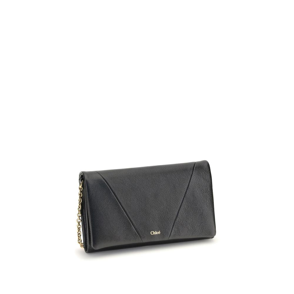 Chloé Spin Wallet with Flap and Chain - Walk-In Closet