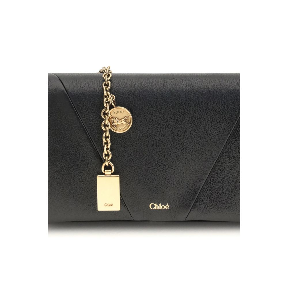 Chloé Spin Wallet with Flap and Chain - Walk-In Closet