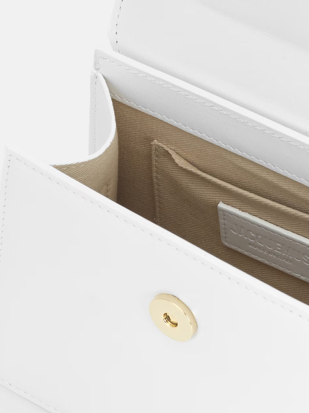 Jacquemus White Le Chiquito Moyen Bag - Walk-In Closet