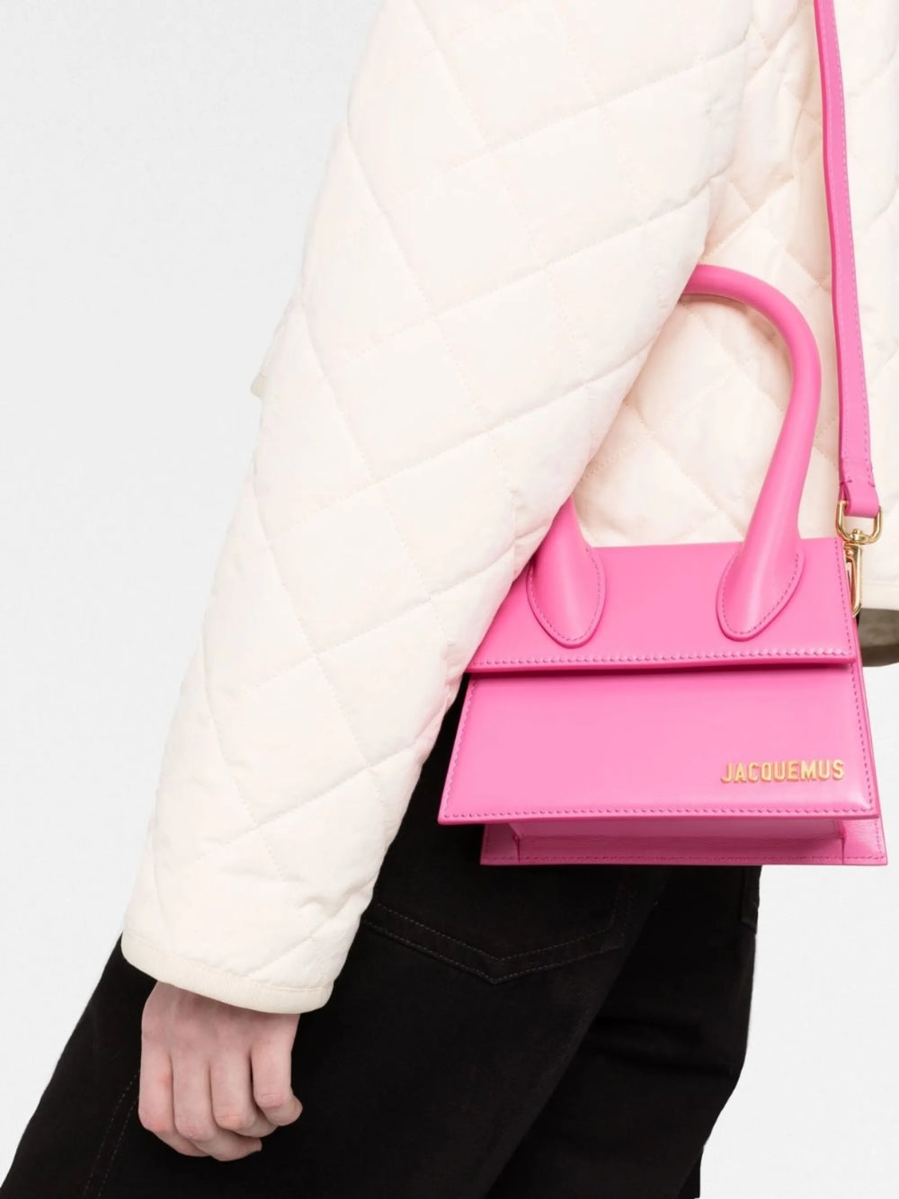 Jacquemus Pink Le Chiquito Moyen Bag - Walk-In Closet