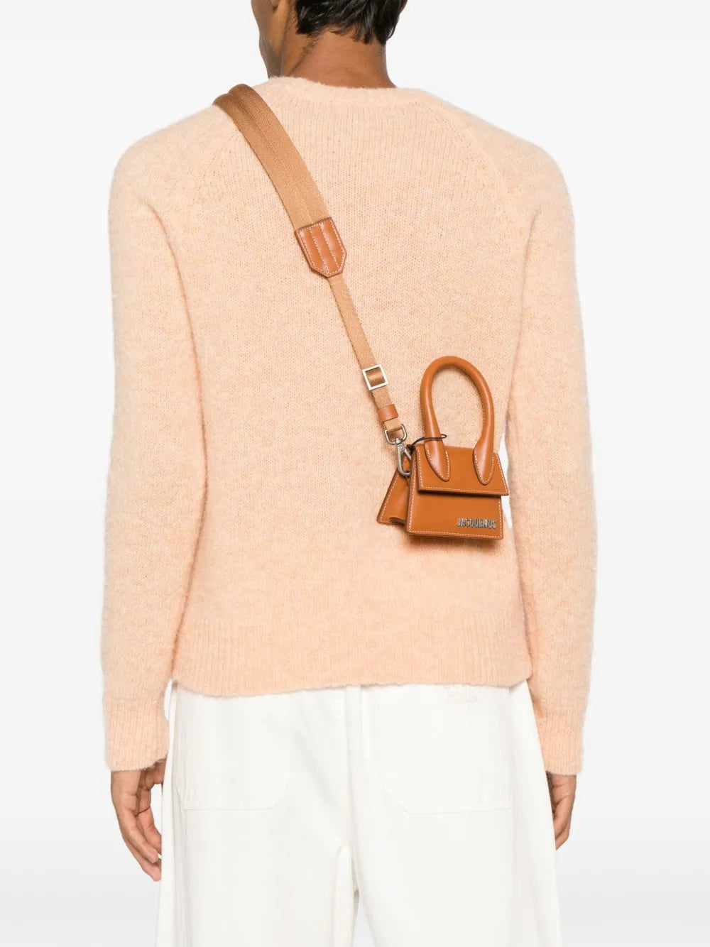 Jacquemus Light Brown Le Chiquito Homme Crossbody Bag - Walk-In Closet