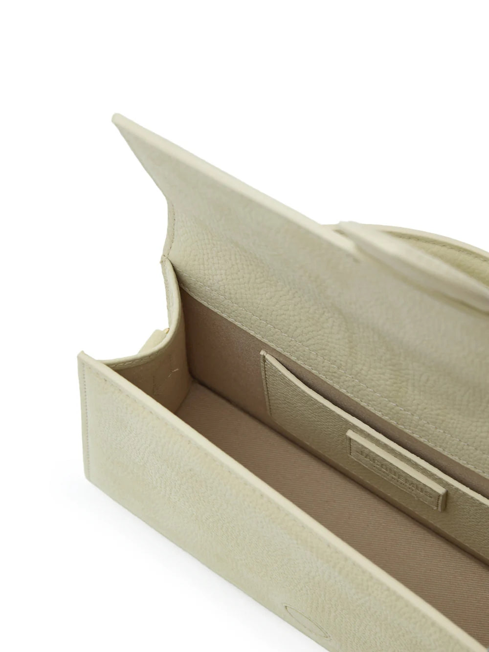 Jacquemus Beige Textured Le Grand Bambino Bag - Walk-In Closet
