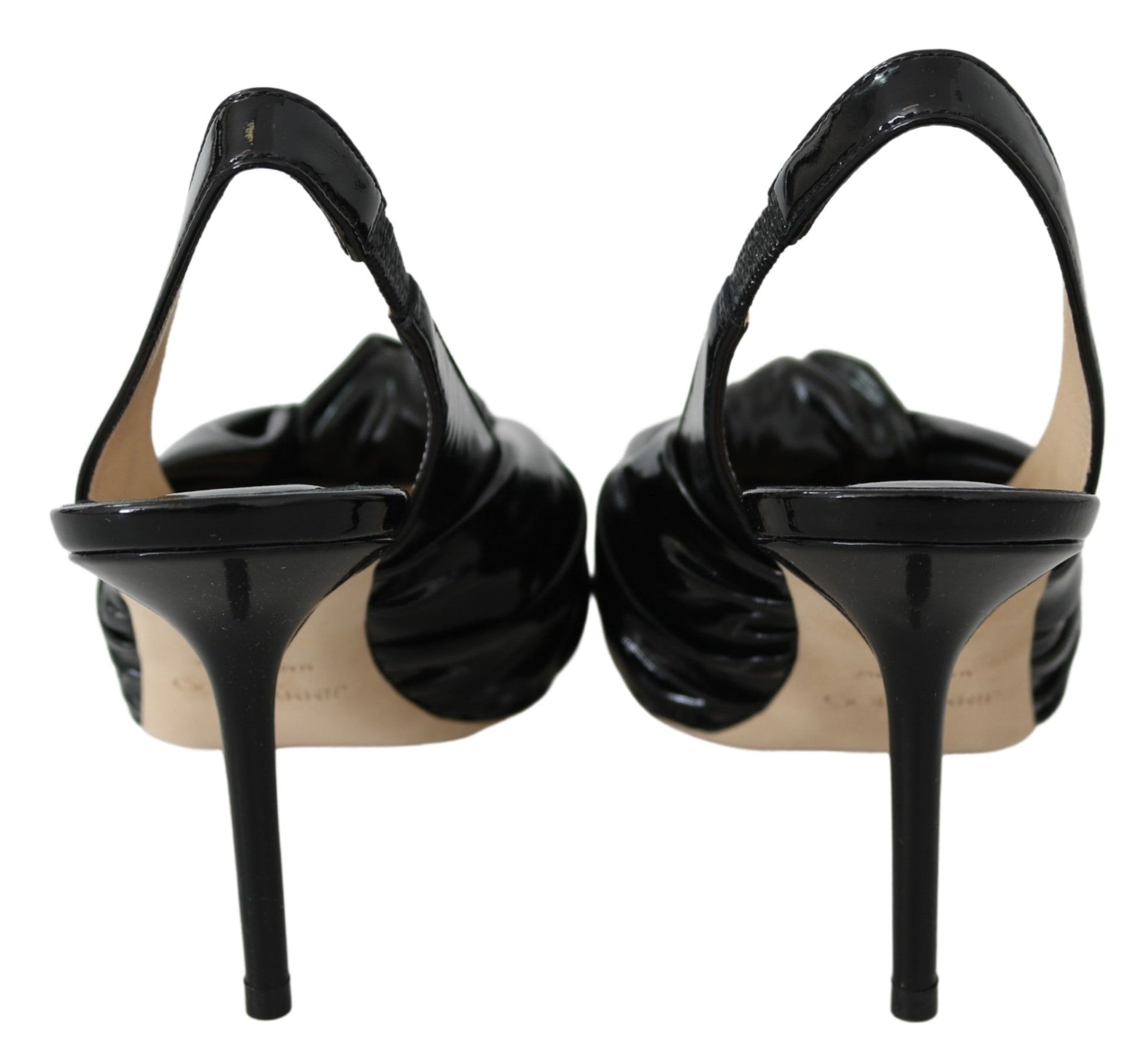 Jimmy Choo Elegant Black Leather Pointed Toe Pumps - Walk-In Closet