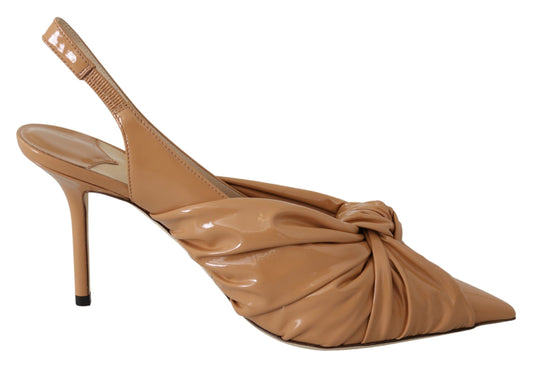 Jimmy Choo Elegant Pointed Toe Leather Pumps - Walk-In Closet