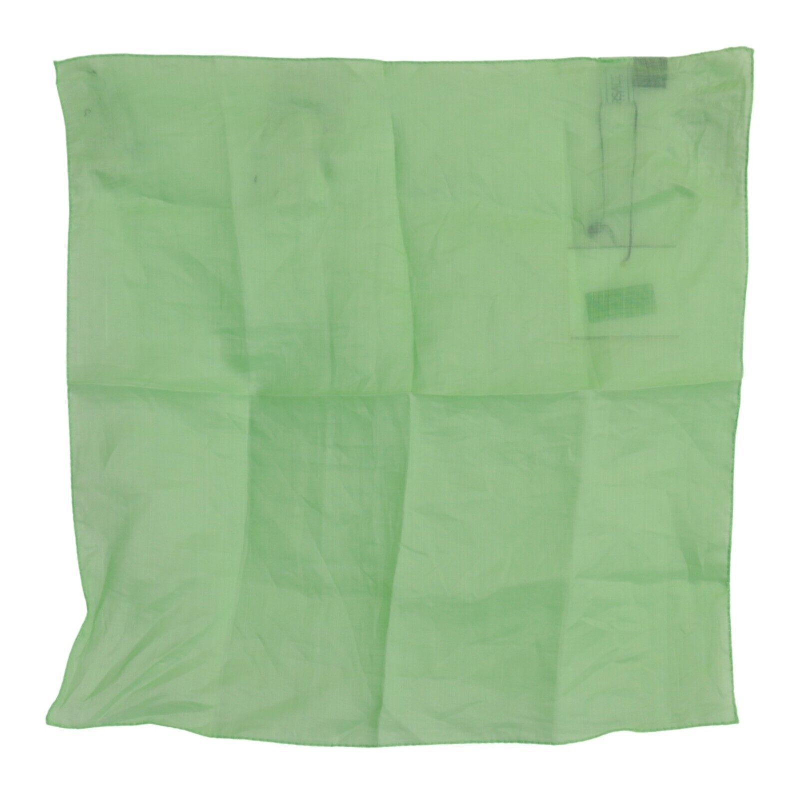 Versace Apple Green Linen Square Foulard Head Wrap Scarf - Walk-In Closet