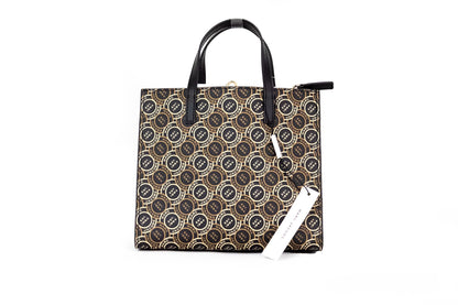 Marc Jacobs Mini Grind Signet Printed Leather Crossbody Tote Handbag Purse - Walk-In Closet