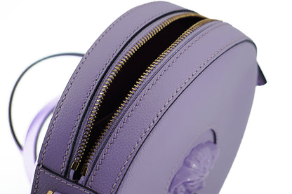 Versace Elegant Purple Round Shoulder Bag - Walk-In Closet