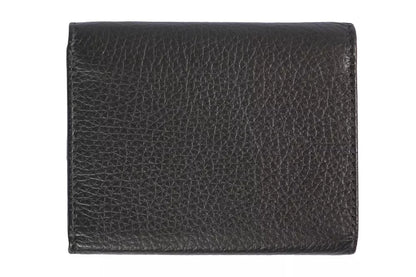 Trussardi Black Leather Women Wallet - Walk-In Closet