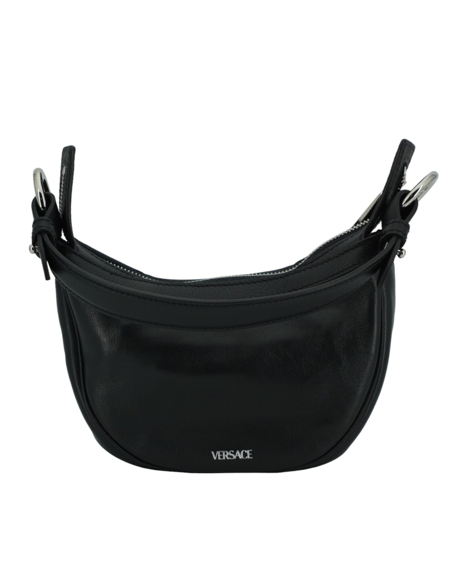 Versace Elegant Black Mini Hobo Shoulder Bag - Walk-In Closet