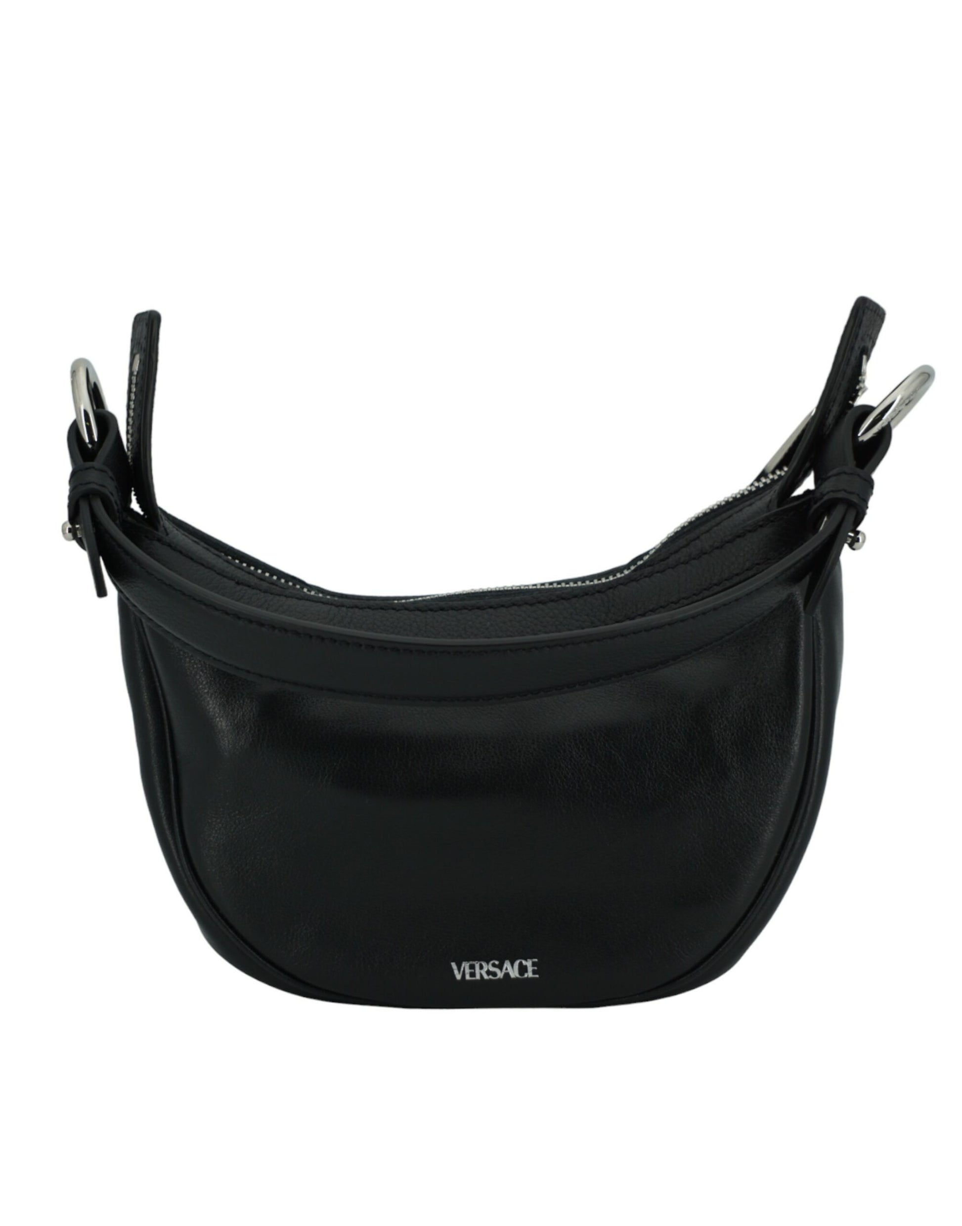 Versace Elegant Black Mini Hobo Shoulder Bag - Walk-In Closet
