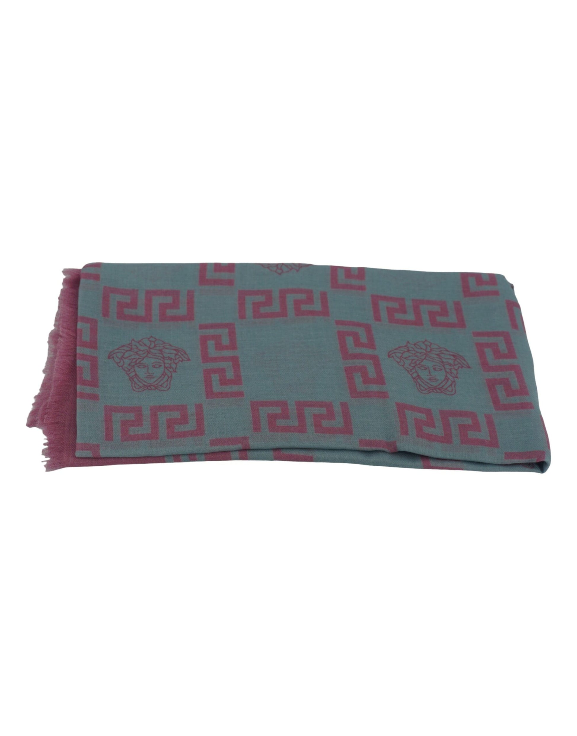 Versace Light Pink MD and Cashmare Medusa Scarf - Walk-In Closet