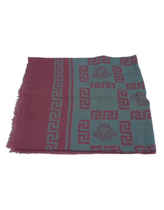 Versace Light Pink MD and Cashmare Medusa Scarf - Walk-In Closet