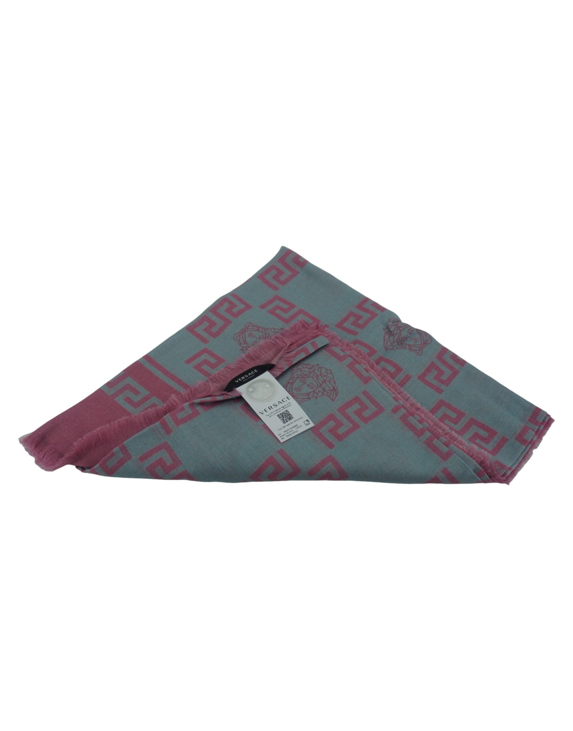 Versace Light Pink MD and Cashmare Medusa Scarf - Walk-In Closet