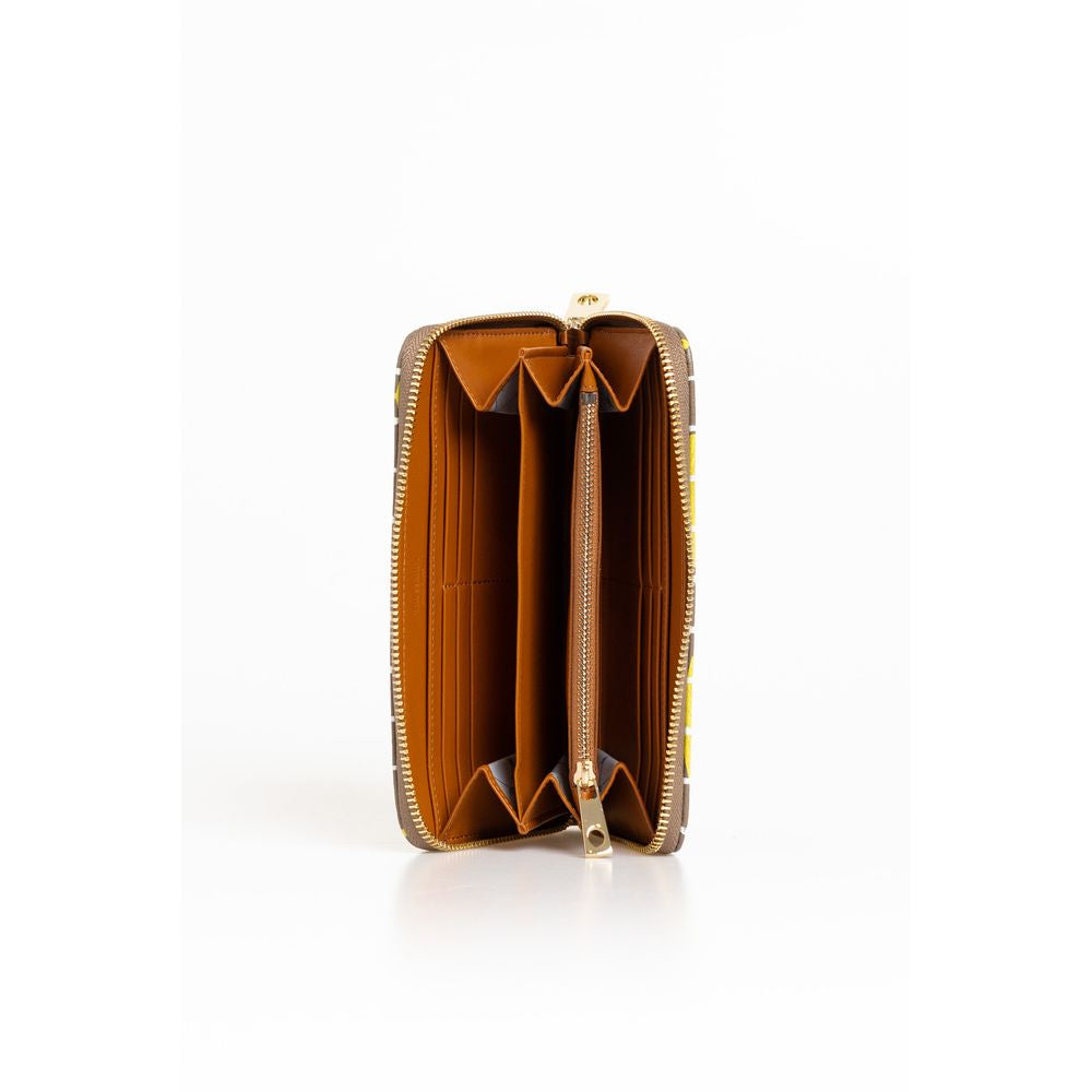 Trussardi Beige Leather Women Wallet - Walk-In Closet