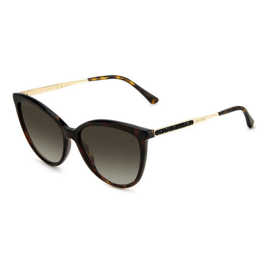 Jimmy Choo Brown Metal Sunglasses - Walk-In Closet