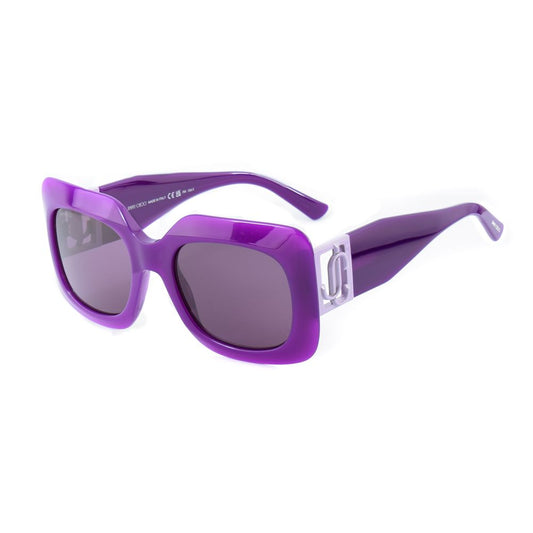 Jimmy Choo Purple Resin Sunglasses - Walk-In Closet