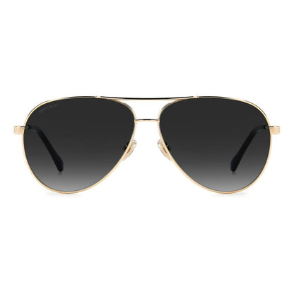 Jimmy Choo Gold Metal Sunglasses - Walk-In Closet