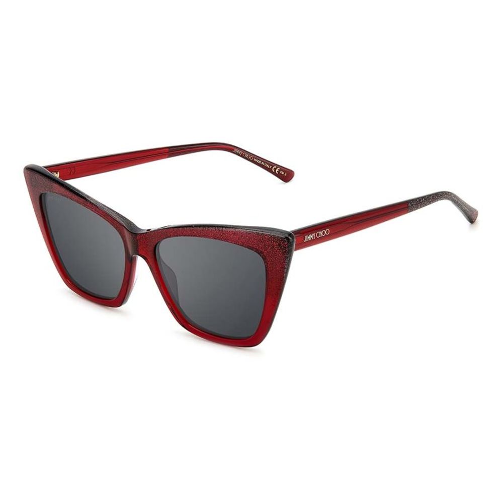 Jimmy Choo Red Acetate Sunglasses - Walk-In Closet