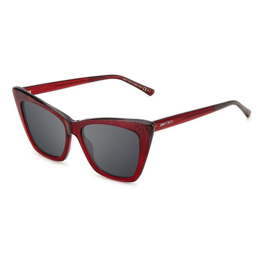 Jimmy Choo Red Acetate Sunglasses - Walk-In Closet