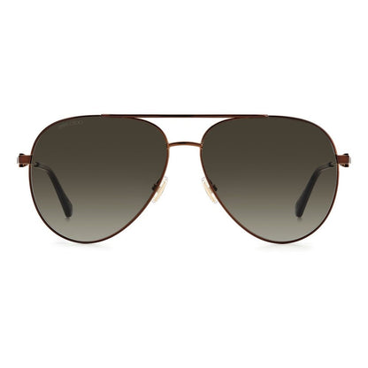 Jimmy Choo Brown Metal Sunglasses - Walk-In Closet